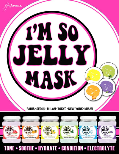 ALOE VERA  Repair + Cool  I'M SO JELLY (hydrojelly) MASK