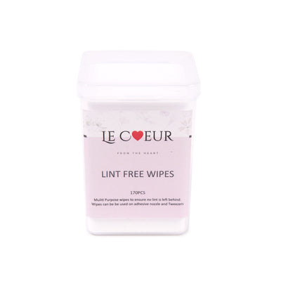 Le Coeur Lint Free Wipes (170 sheets)